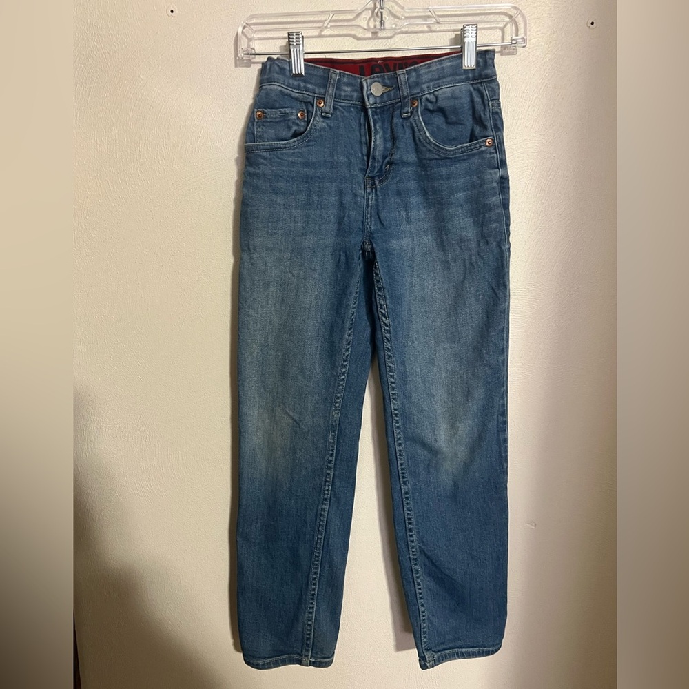 LEVI'S Classic‎ 514 Straight Leg Medium Wash Denim Jeans Boy's Size 10 Regular